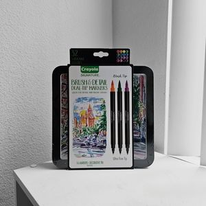 Crayola Brush & Detail Dual Tip Markers